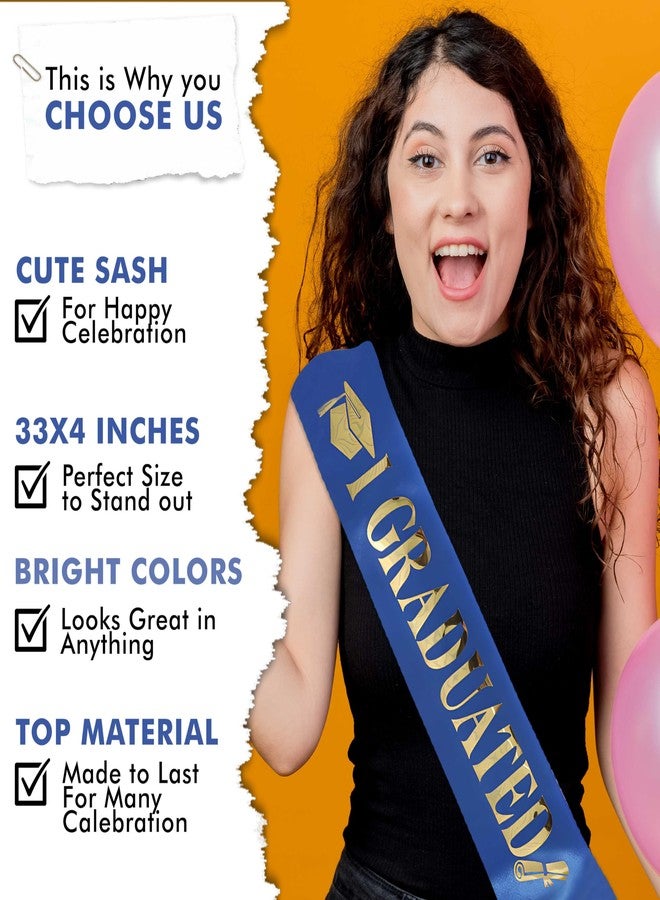 WOBBOX Graduation Sash, Graduate Sash, Graduated Sash, Graduation Party Decorations Items (FP4622) - Image 5